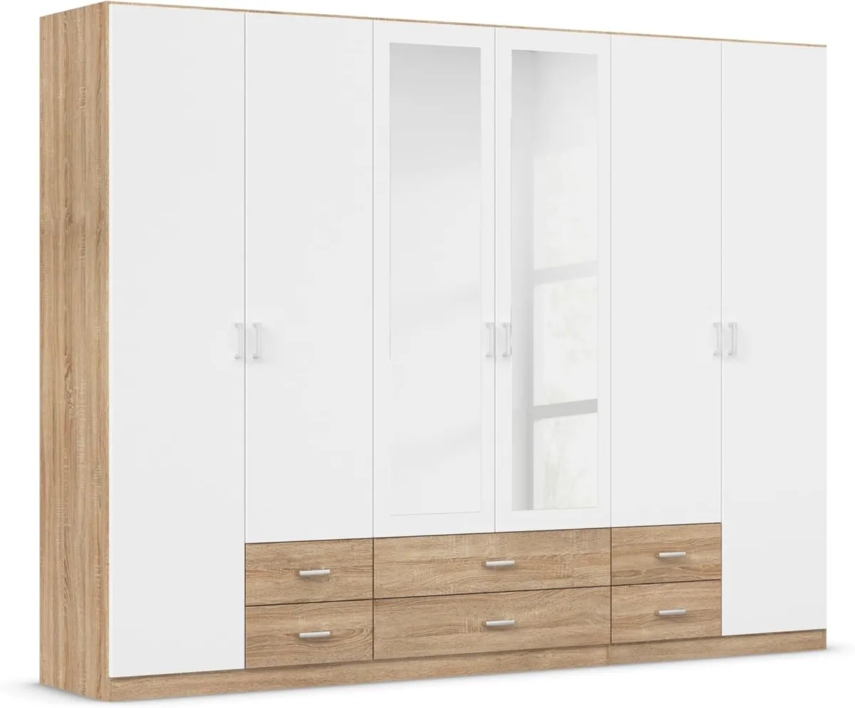 Dressing 6 Portes avec Miroir