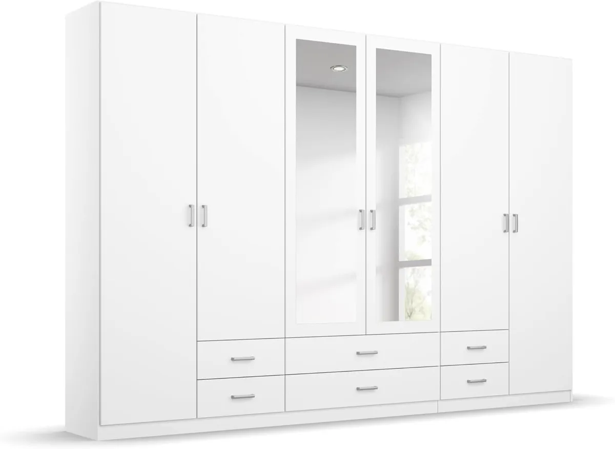 Dressing 6 Portes avec Miroir