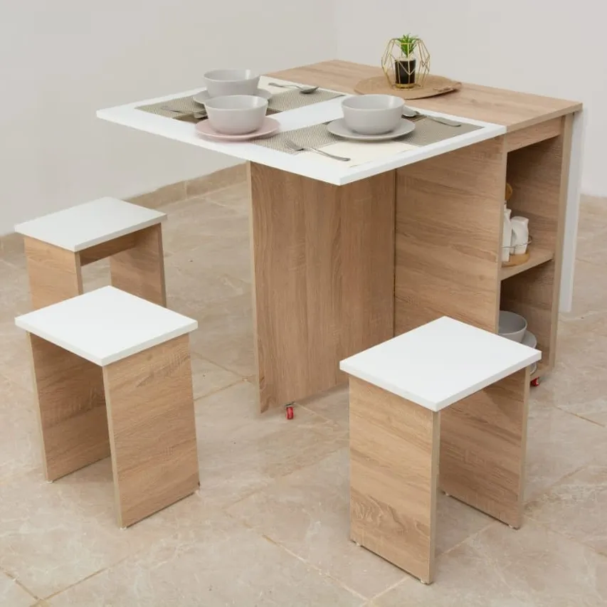 Table avec 4 Tabourets