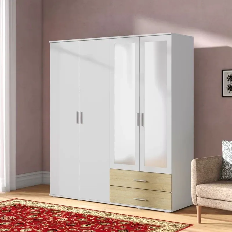 Dressing 4 Portes avec Miroir